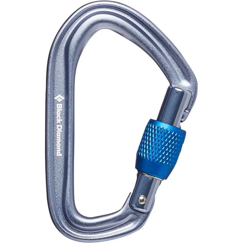 Black Diamond Hotforge Screwgate Karabiner gray
