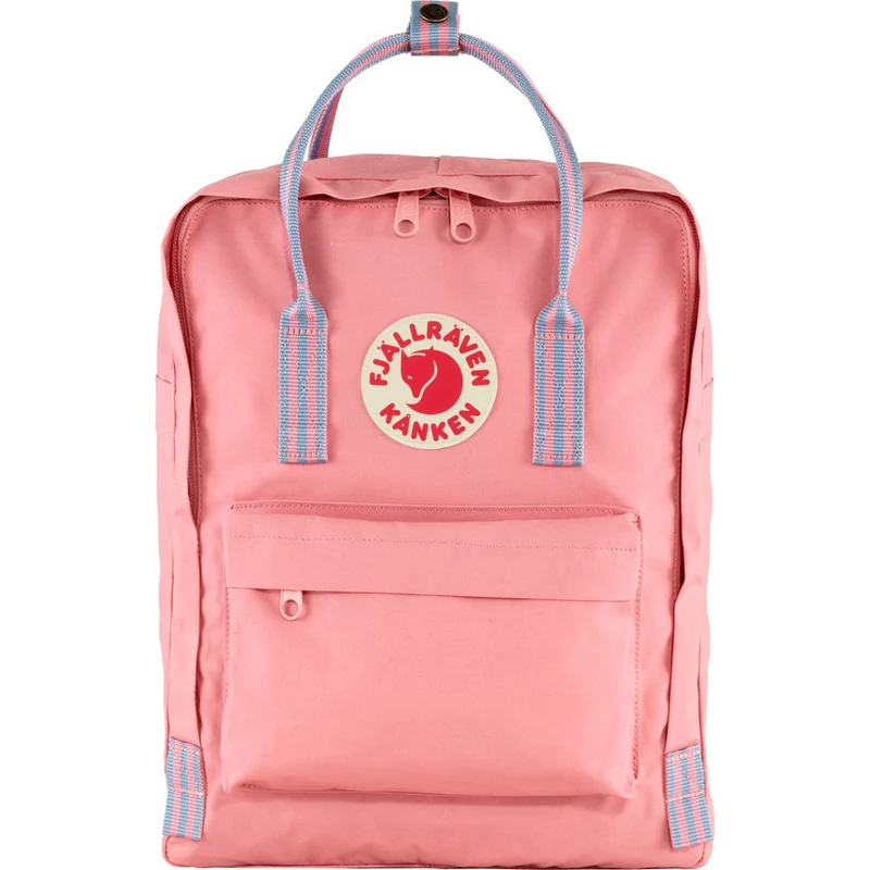 Fjällräven Kånken Rucksack pink long stripes