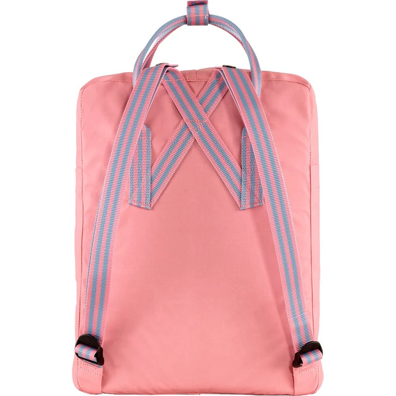 Fjällräven Kånken Rucksack pink long stripes
