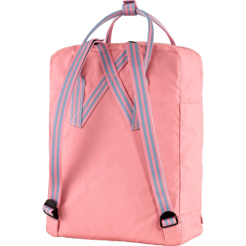 Fjällräven Kånken Rucksack pink long stripes