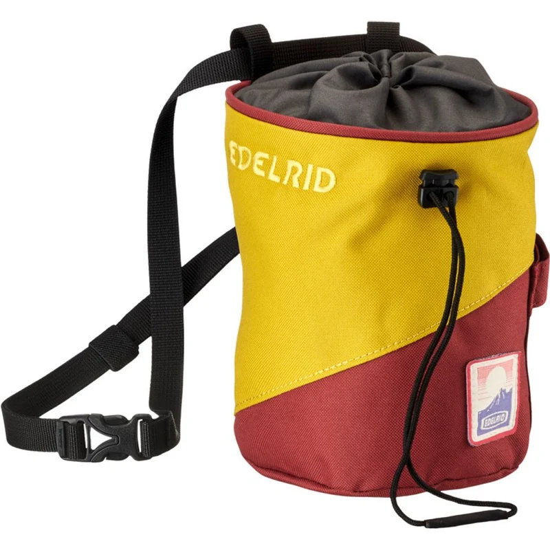 Edelrid Monoblock Chalk Bag vinered amber