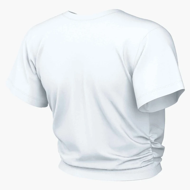 NIKE One Classic Dri-FIT Twist Crop Top Weiß