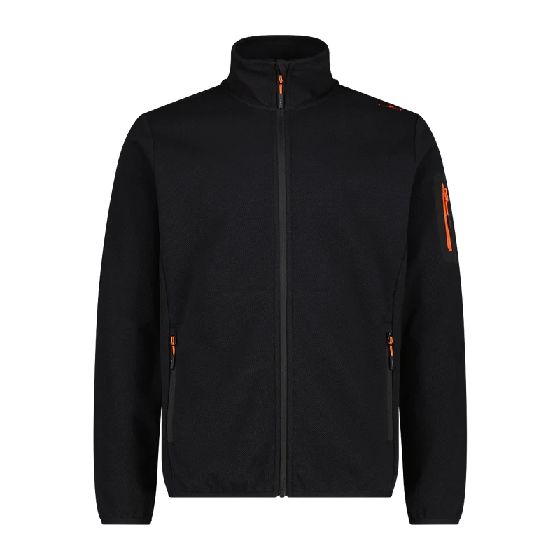 CMP MAN JACKET Fleecejacke mit Knit-Tech-Fleece