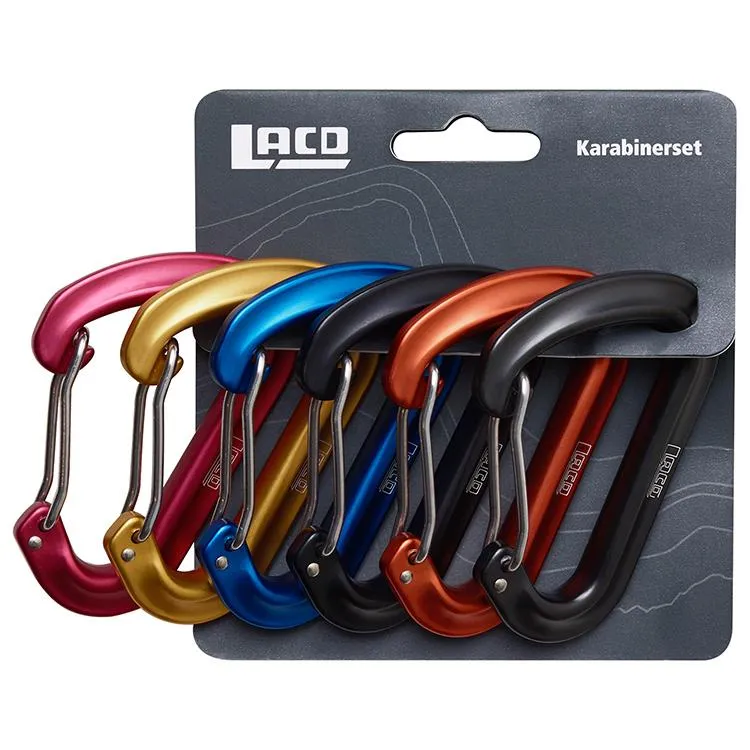 LACD Set Alpine Light Biner 6er Set Karabiner