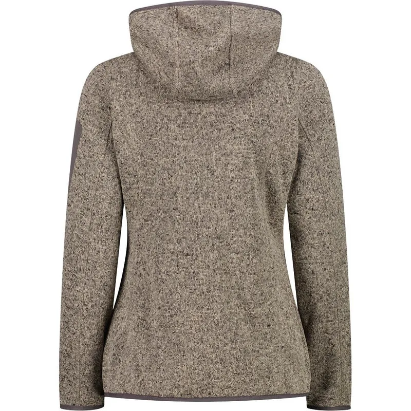 CMP Fix Hood Damen Fleecejacke sabbia terra