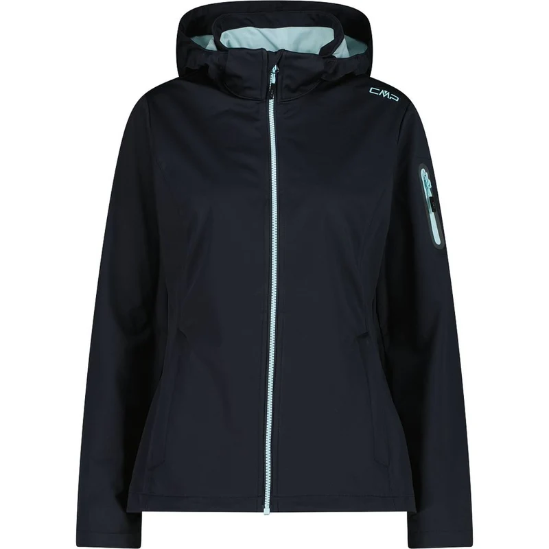 CMP Zip Hood Damen Softshelljacke antracite opale