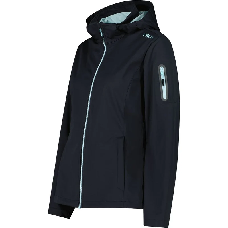 CMP Zip Hood Damen Softshelljacke antracite opale