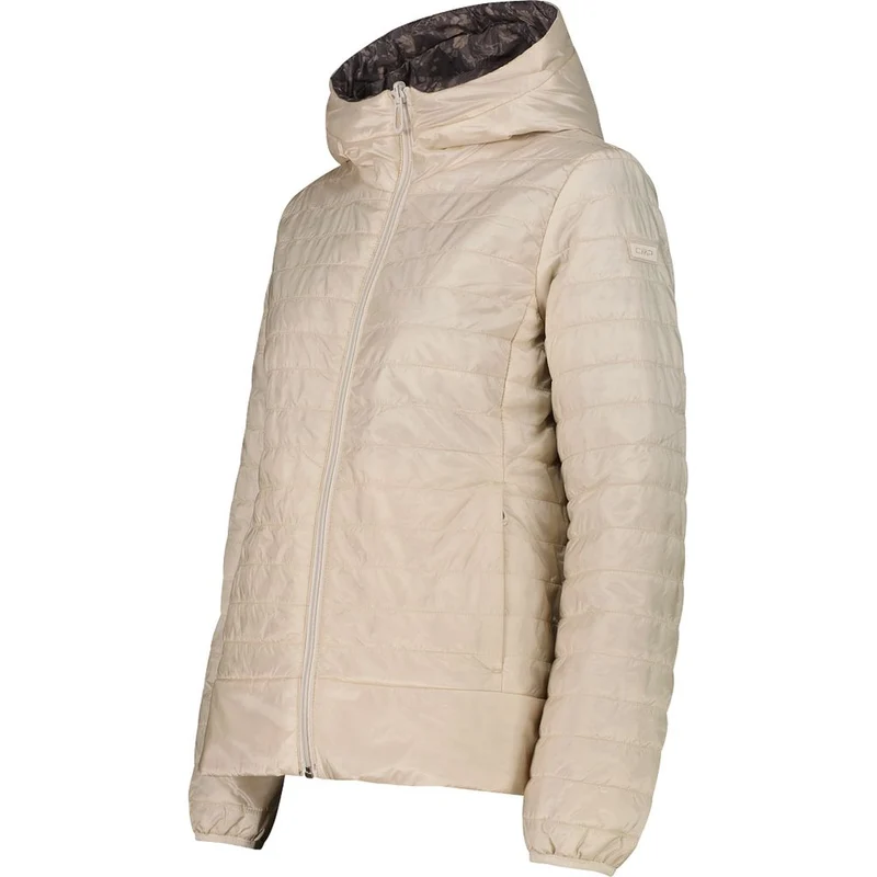 CMP Reverse Fix Hood Damen Isolationsjacke vaniglia terra