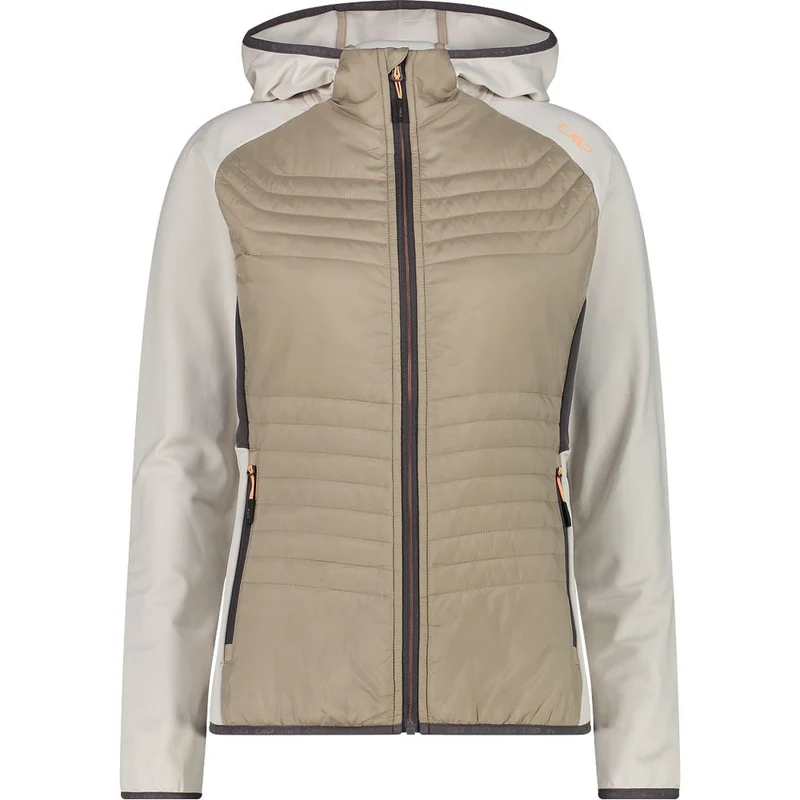 CMP Fix Hood Hybrid Damen Softshelljacke vaniglia