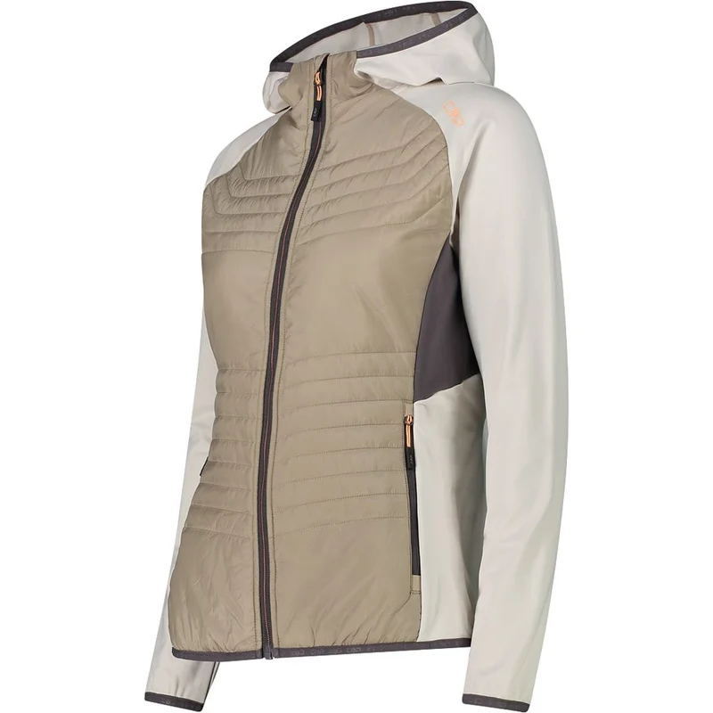 CMP Fix Hood Hybrid Damen Softshelljacke vaniglia