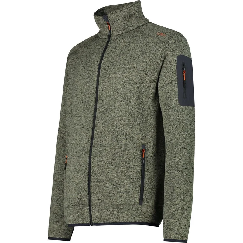 CMP Herren Fleecejacke sage antracite