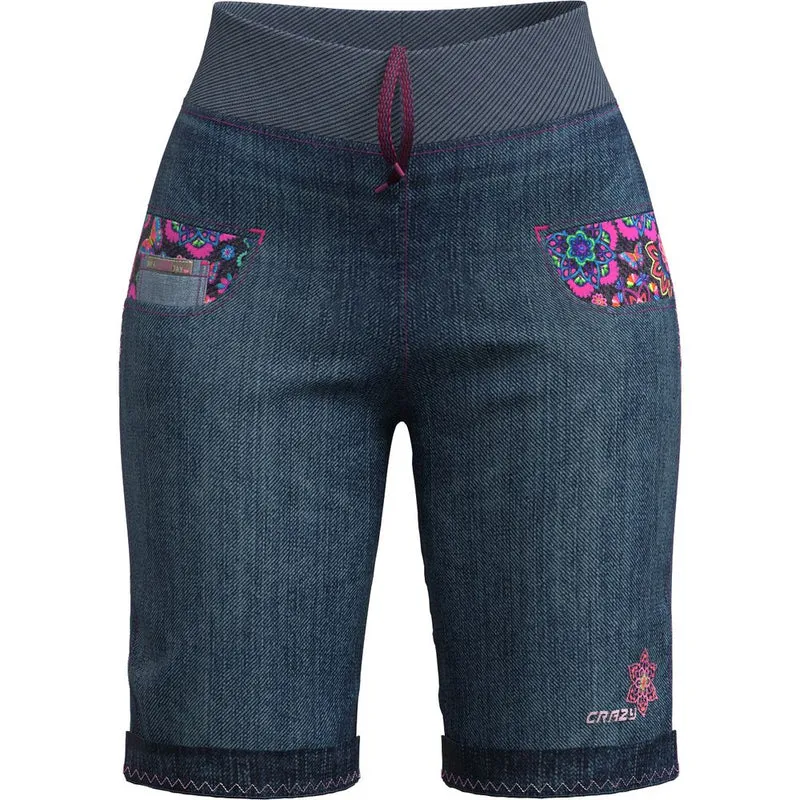 Crazy Idea Short Aria Damen Bergshort jeans