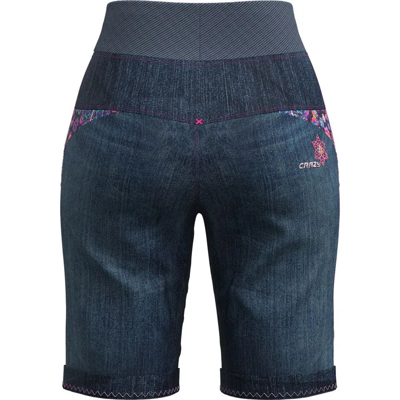 Crazy Idea Short Aria Damen Bergshort jeans