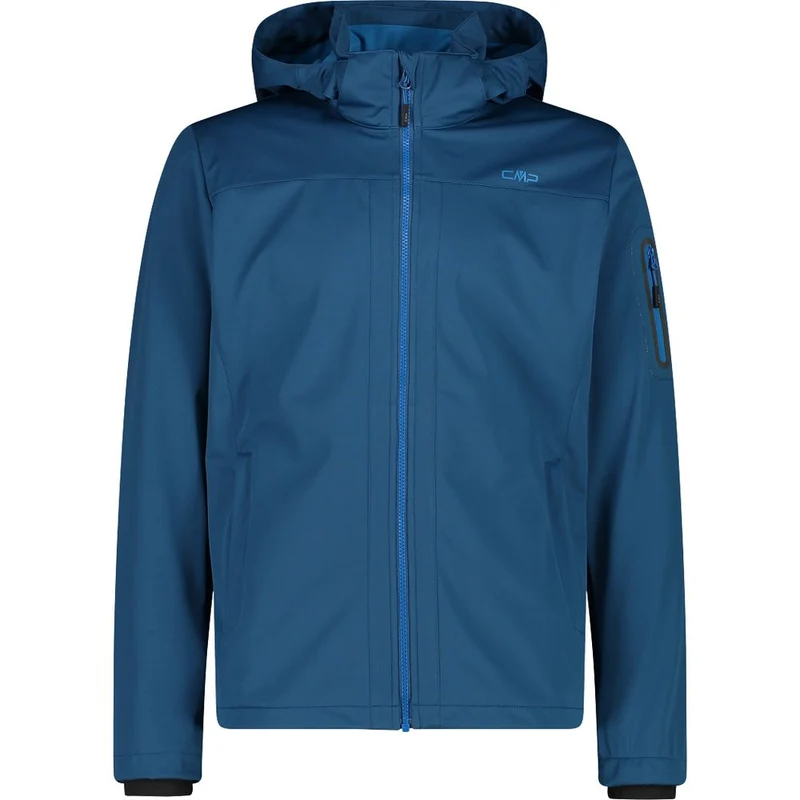 CMP Zip Hood Herren Softshelljacke ocean