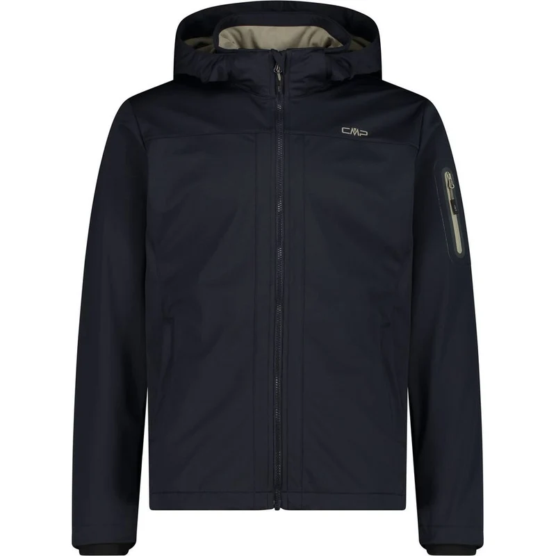 CMP Zip Hood Herren Softshelljacke antracite sage