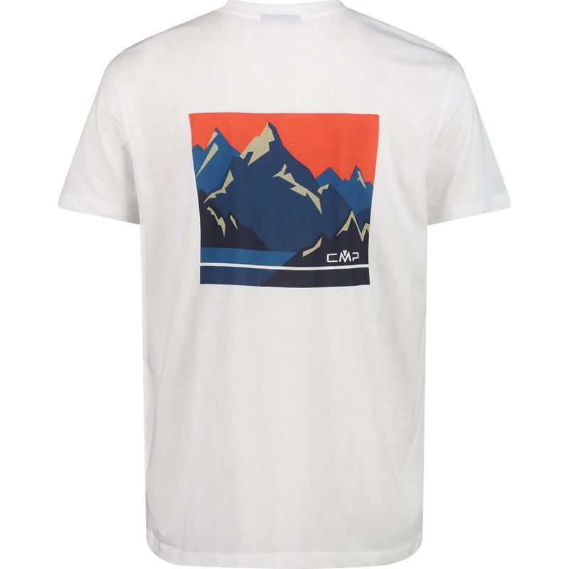 CMP Herren T-Shirt bianco