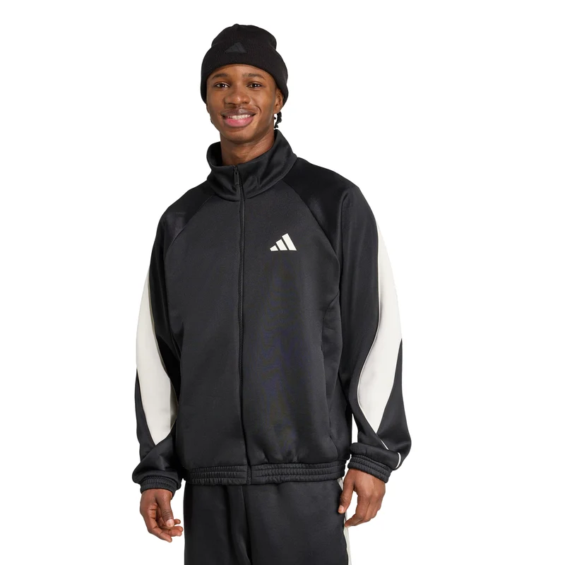 ADIDAS M STADIUM TT Herrenjacke Schwarz/Weiß