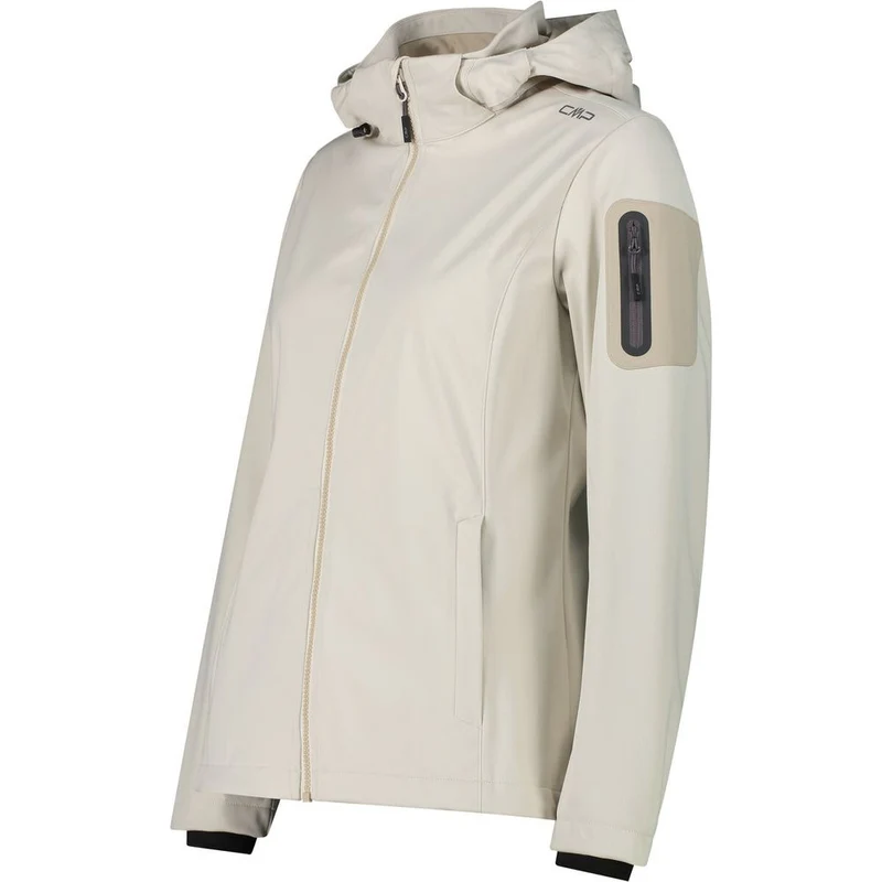 CMP Zip Hood Damen Softshelljacke vaniglia