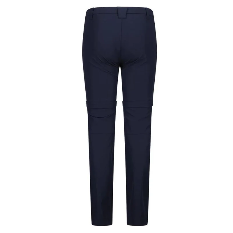 CMP Sport Kid Girl Zip-Off Trekking Pant black blue