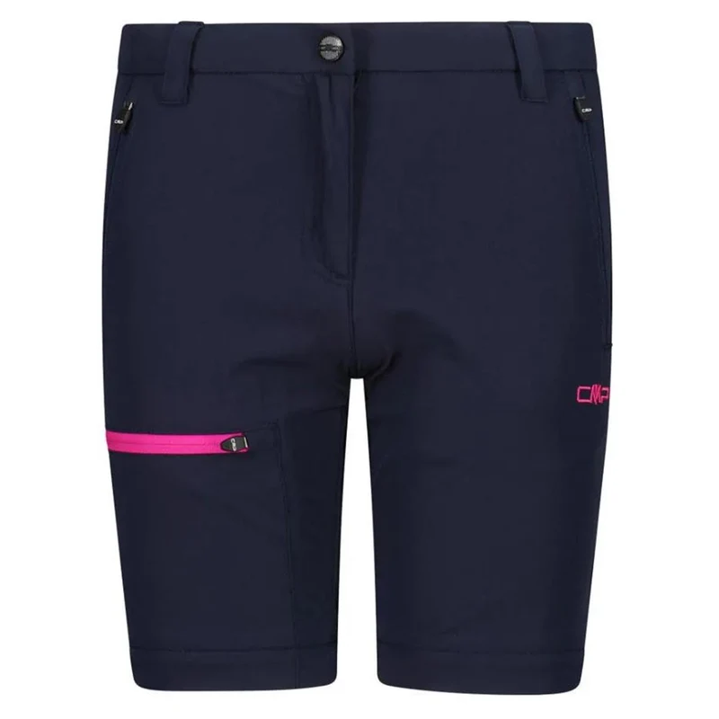 CMP Sport Kid Girl Zip-Off Trekking Pant black blue