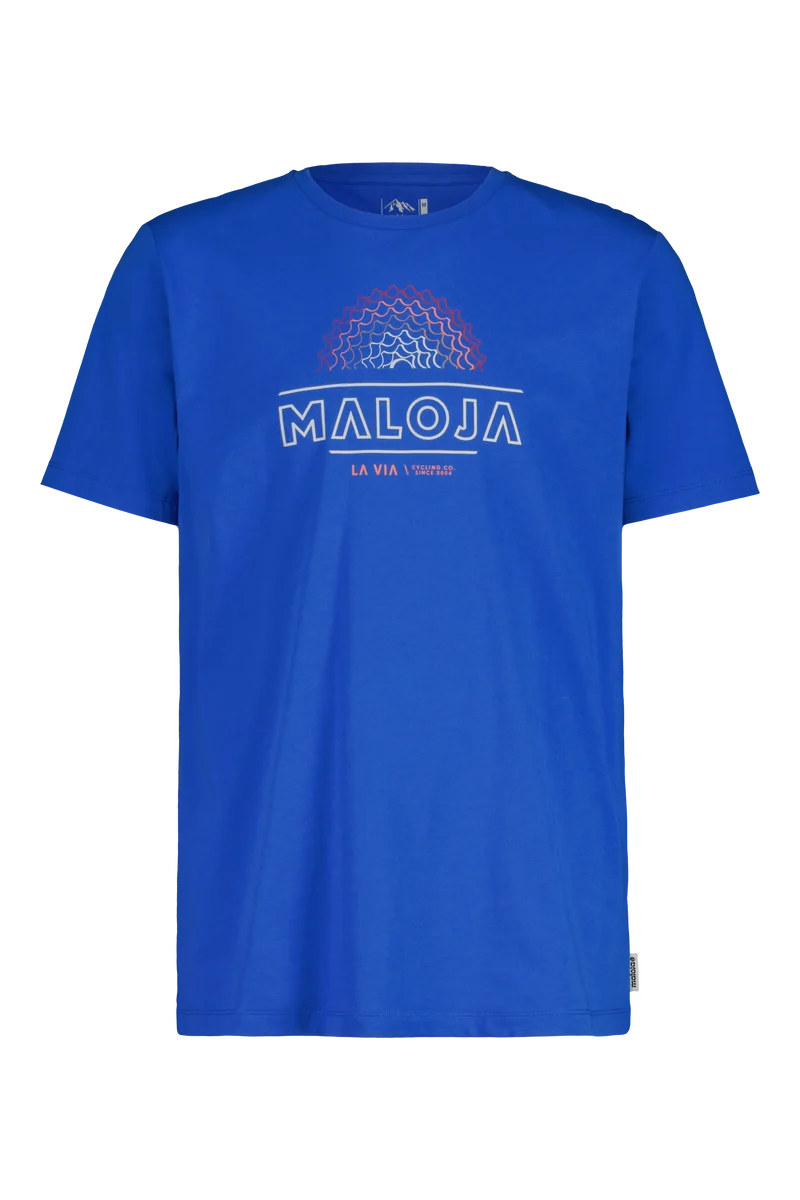 MALOJA KaarlM. Bio-Baumwolle T-Shirt mit Regenbogen-Design