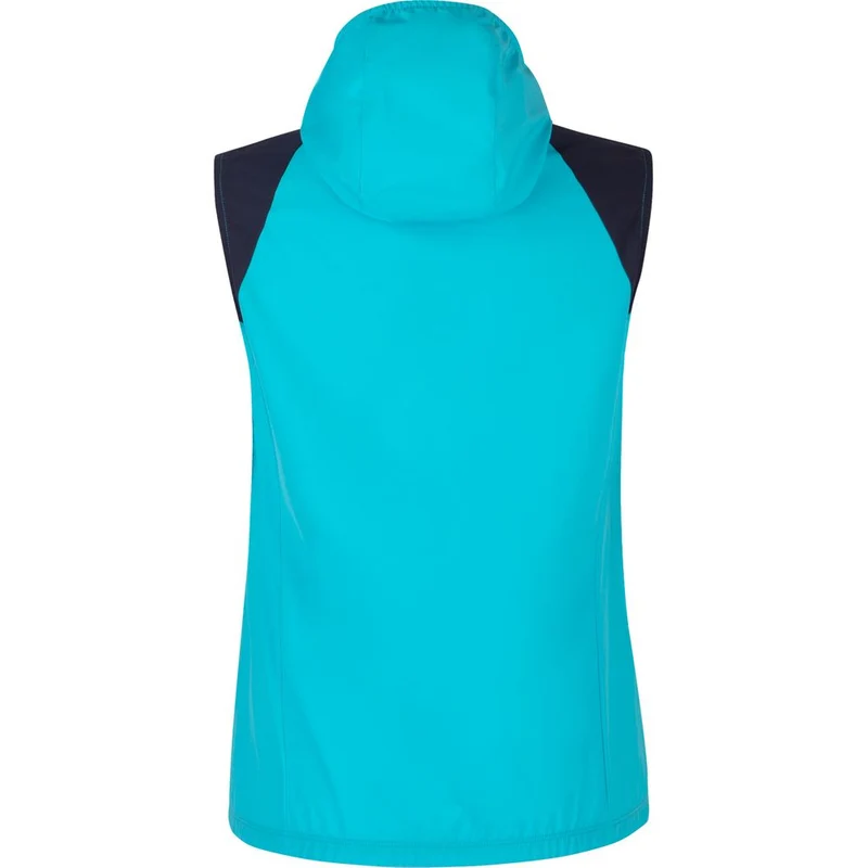Montura Rise Hooded Damen Weste turquoise graphite blue