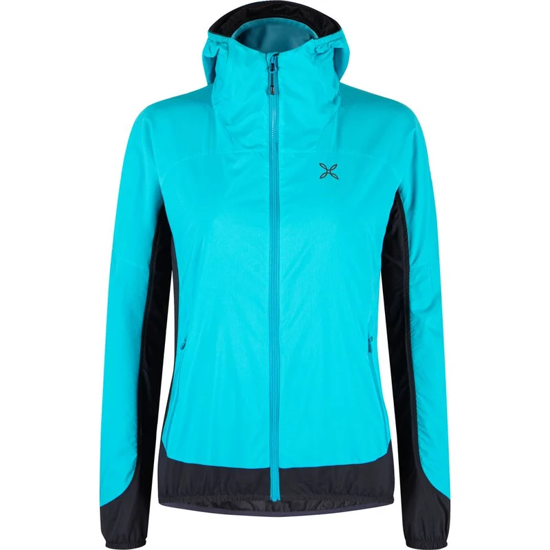 Montura Rise Octa Hooded Damen Isolationsjacke turquoise antracite