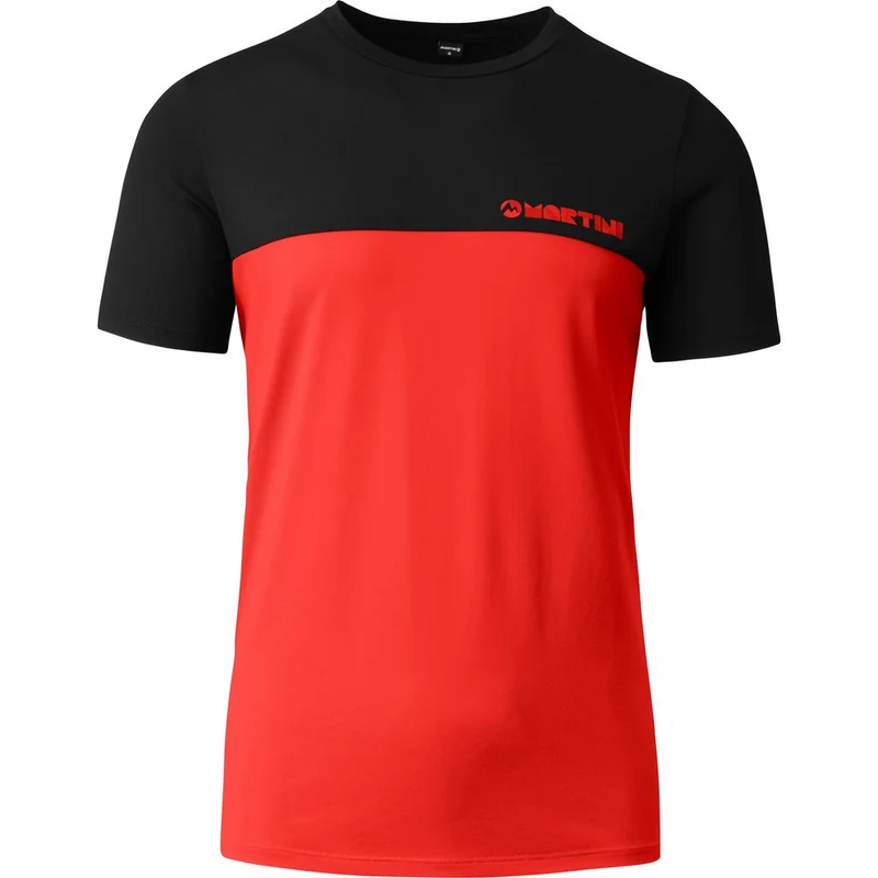 Martini Sportswear Highventure Herren T-Shirt fiery black