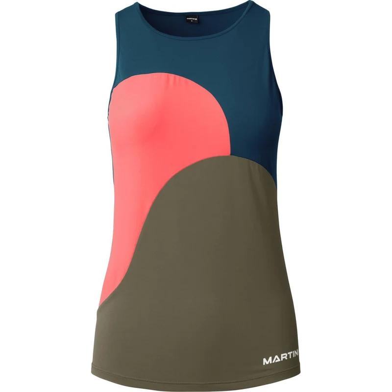 Martini Sportswear Hillclimb Sleeveless Damen Top moss poseidon