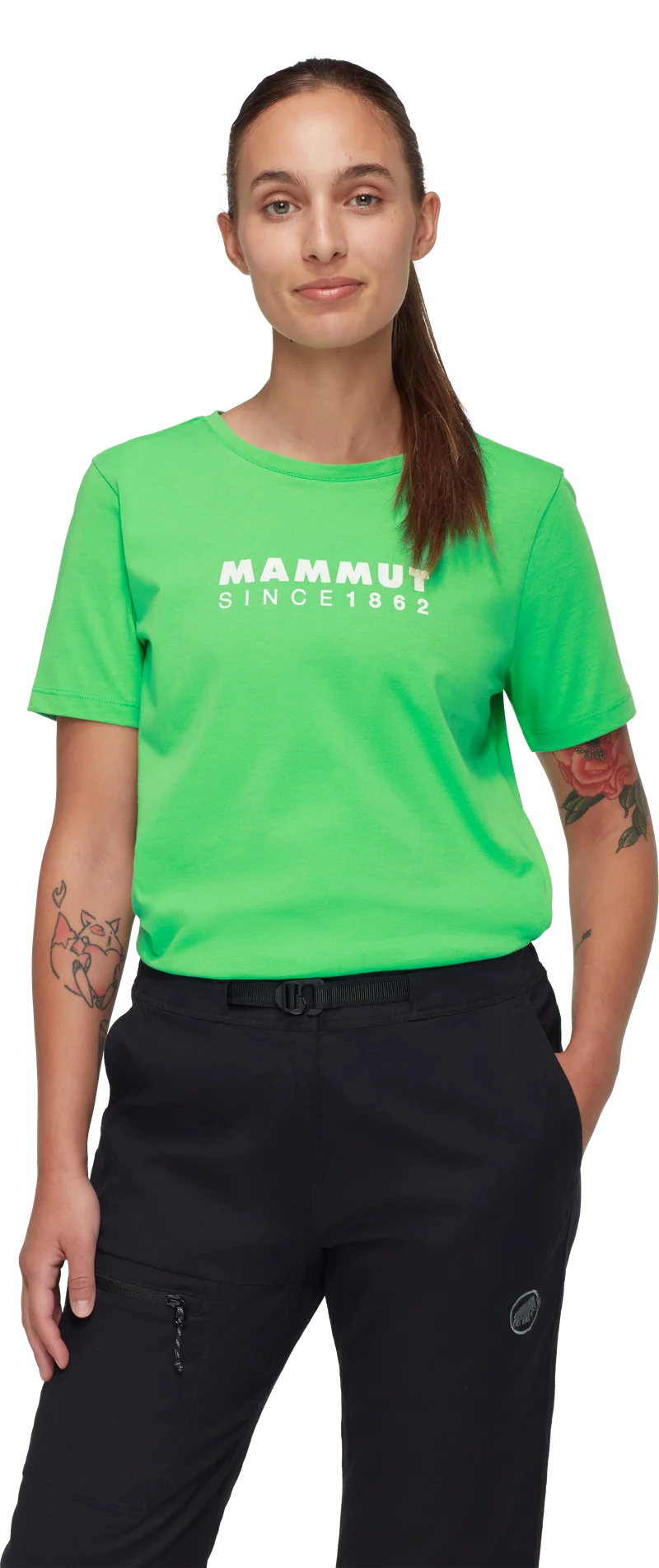 MAMMUT Core T-Shirt Damen Logo aus Bio-Baumwolle