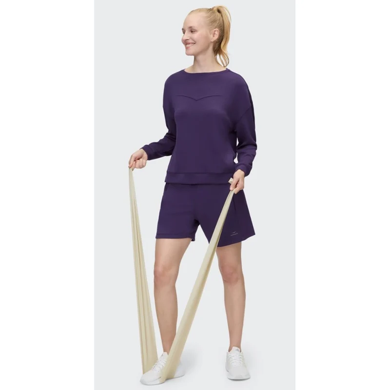 Venice Beach April Sweatshirt eggplant
