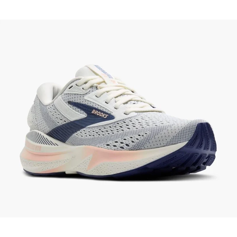 Brooks Adrenaline GTS 24 Damen Laufschuhe Grey Blue Ribbon Peach