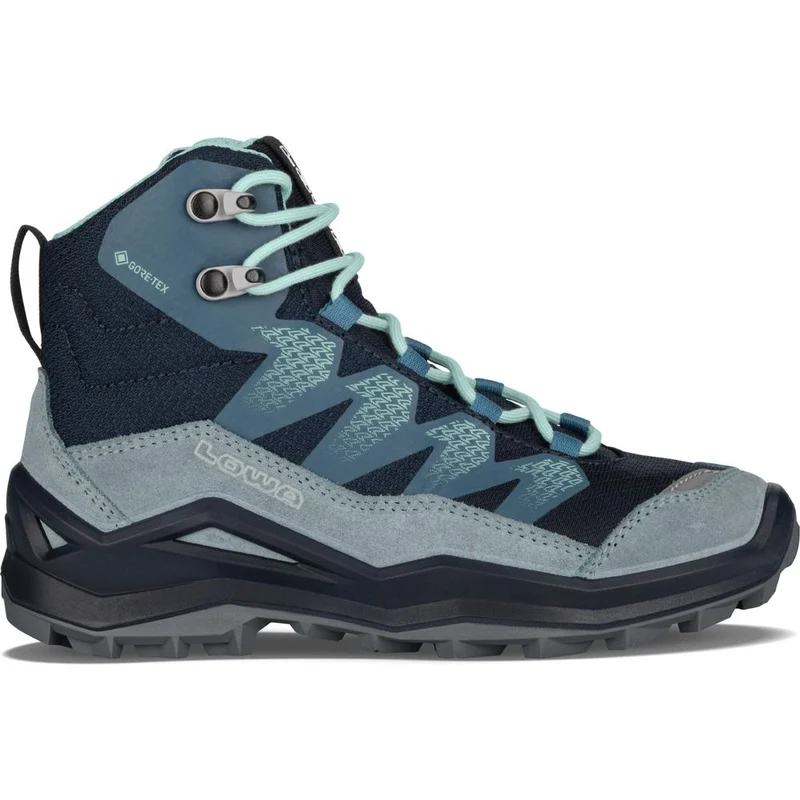 Lowa Maddox Pro GTX Mid JR Kinder Wanderschuh navy rauchblau