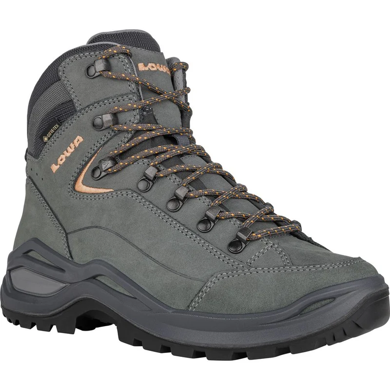 Lowa Renegade Evo GTX Mid WS Damen Wanderschuh graphit aprikose