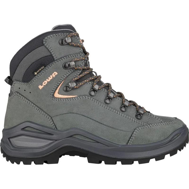 Lowa Renegade Evo GTX Mid WS Damen Wanderschuh graphit aprikose