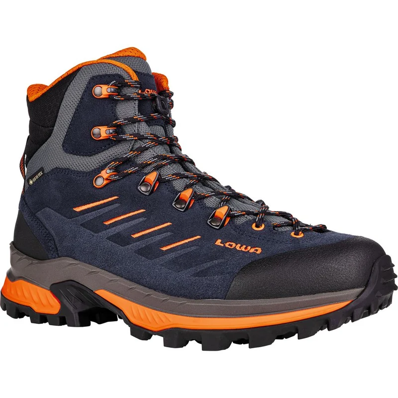 Lowa Randir GTX Mid Herren Wanderschuh navy flame