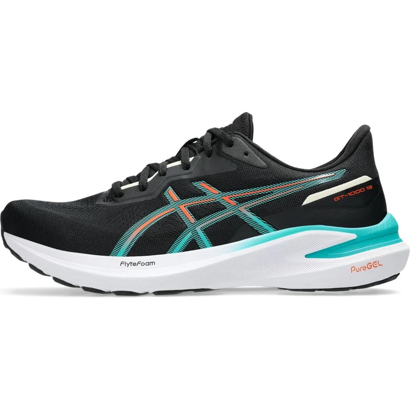 Asics Gt-1000 13 Herren Laufschuh black wave teal