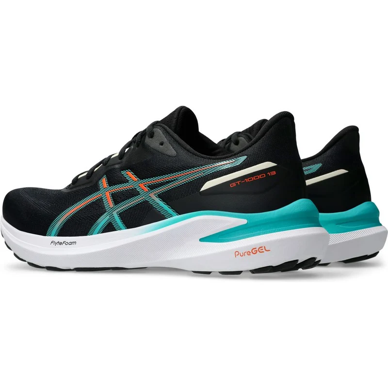 Asics Gt-1000 13 Herren Laufschuh black wave teal