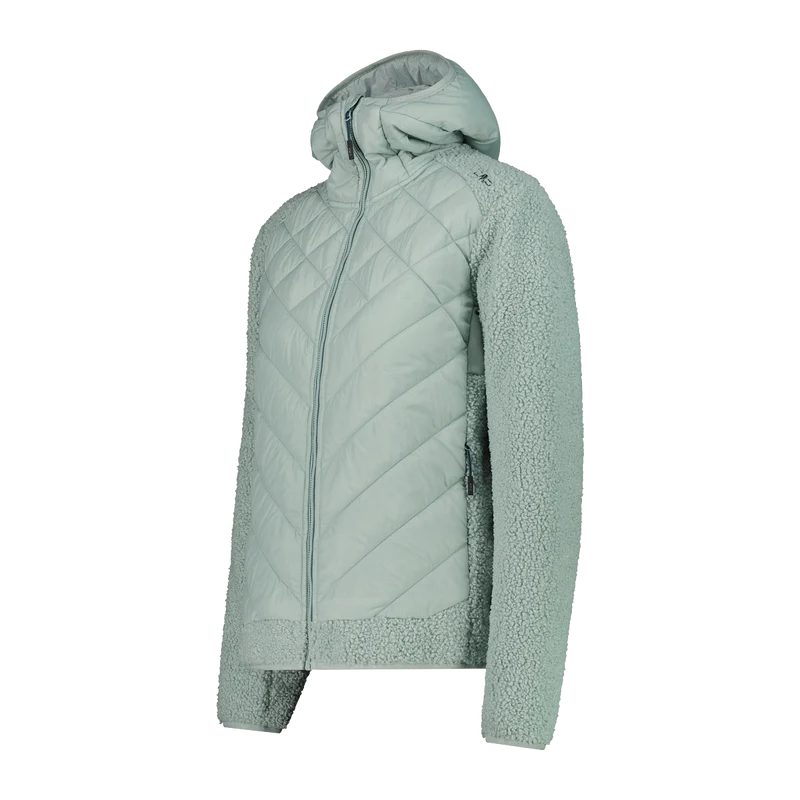 CMP Woman Jacket Hybrid Fix Hood Kapuzensweatjacke