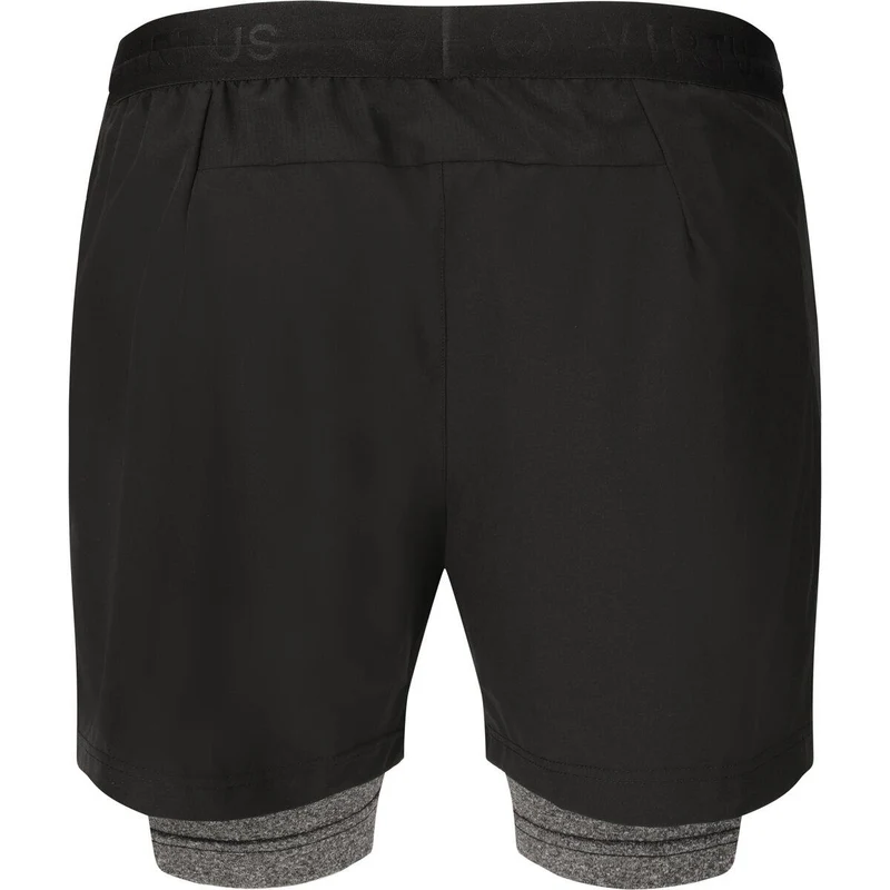 Virtus Dylan M 2-in-1 Stretch Shorts - black