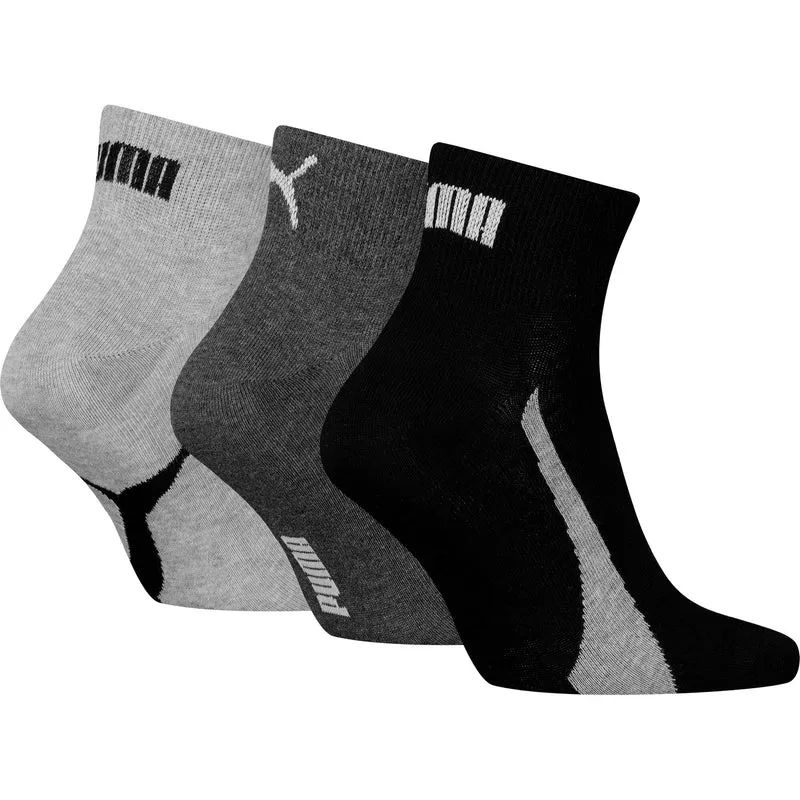PUMA Unisex Lifestyle Quarter 3P Sportsocken
