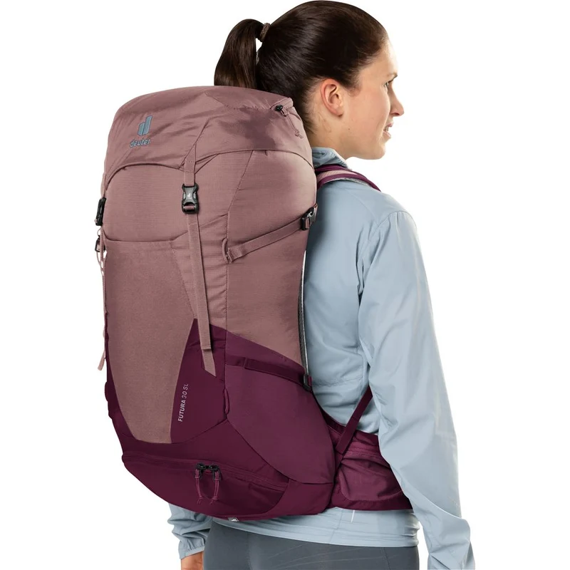 Deuter Futura 30 SL Damen Wanderrucksack ashrose cassis