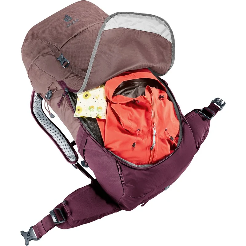Deuter Futura 24 SL Damen Wanderrucksack ashrose cassis