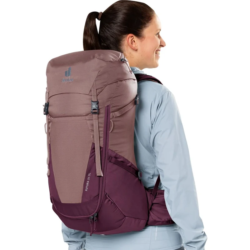 Deuter Futura 24 SL Damen Wanderrucksack ashrose cassis