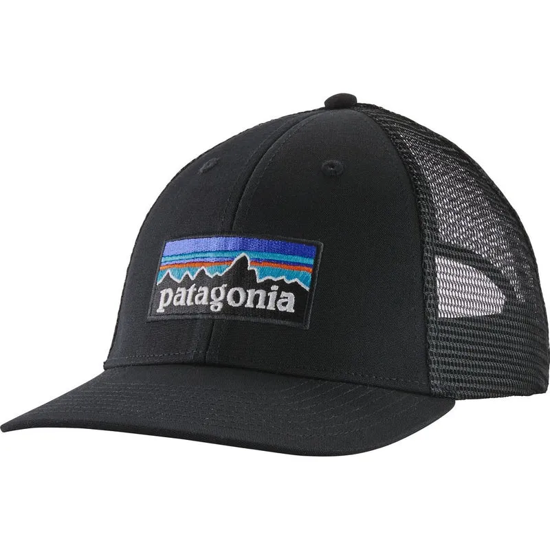 Patagonia P-6 Logo Lopro Trucker Cap black