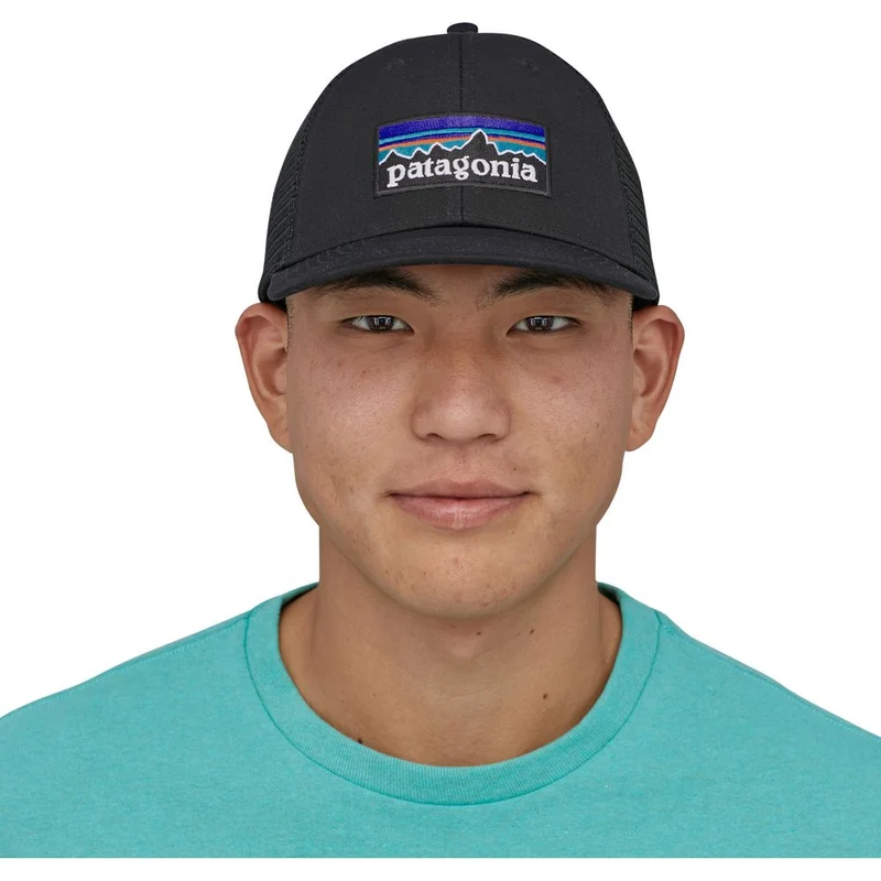 Patagonia P-6 Logo Lopro Trucker Cap black