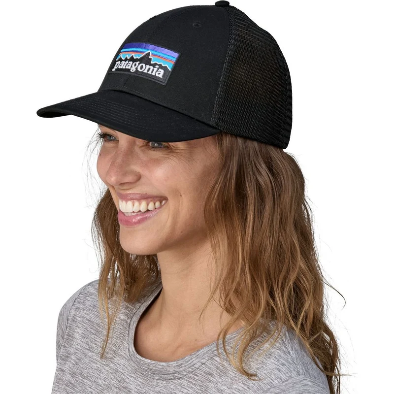 Patagonia P-6 Logo Lopro Trucker Cap black