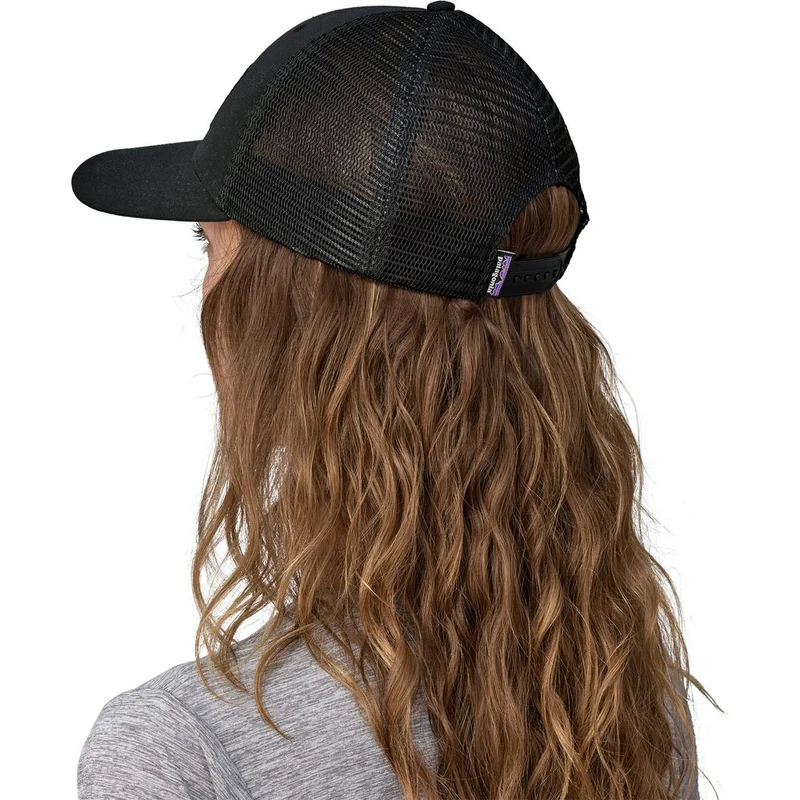 Patagonia P-6 Logo Lopro Trucker Cap black