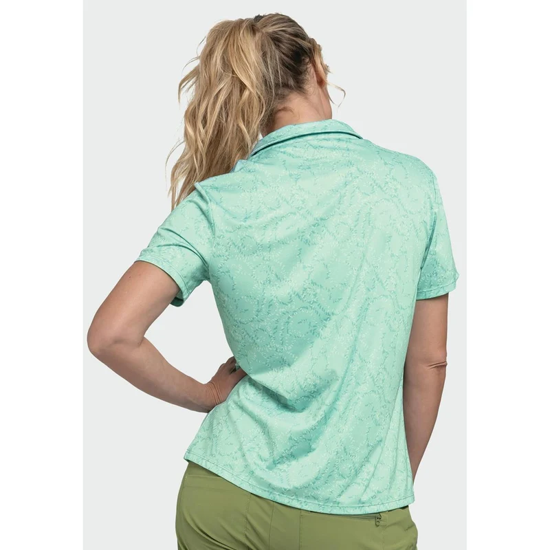 Schöffel Damen Hiking Polo Shirt Style Todra Botanical Sky