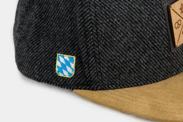 BAVARIAN CAPS Kreizweis Altbayern Cap mit Holzbadge